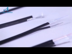 Type extérieur adapté aux besoins du client couleur noire du câble d'interface de FTTH G657A1 G657A2