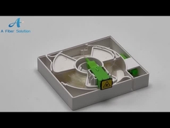 1 coffret d'extrémité optique de fibre de l'ABS FTTH de noyau invisible pour la prise murale