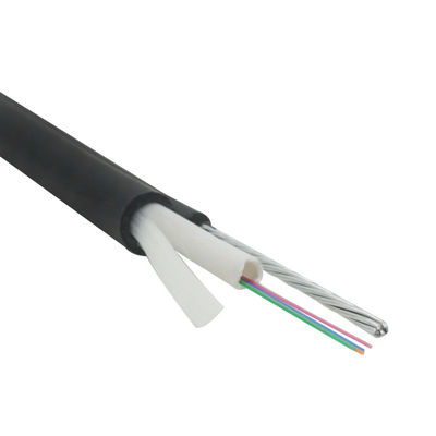 Mode unitaire de fibre de GJYXC8H du câble optique 8 FRP de noyau extérieur de la force G.652D LSZH 12