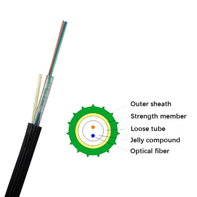 Diamètre micro du mode unitaire 3mm de noyau du câble optique 2 de fibre de G652D