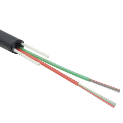 12 câble optique de fibre de noyau du noyau 24 avec deux la gaine lâche du tube FRP LSZH