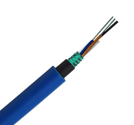 Câble optique de fibre de mode unitaire de 12 noyaux ignifuge pour l'exploitation