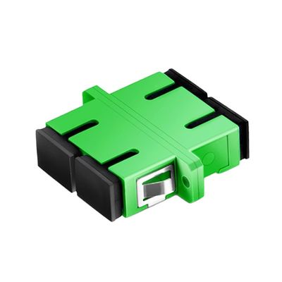 Couleur verte optique de Sc UPC RPA d'adaptateur de fibre de duplex de mode unitaire