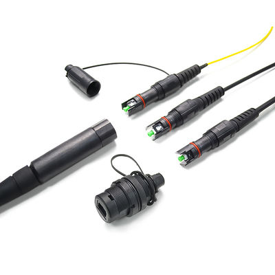 La solution extérieure d'intérieur Hoptic IP67 de FTTH imperméabilisent avec le connecteur de Corning Optitap