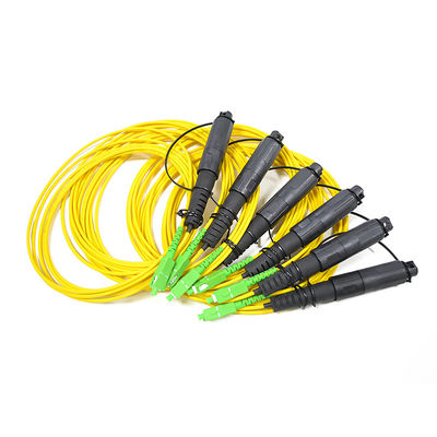 La solution imperméable de FTTH, corde de correction de FTTA avec du Sc a durci le connecteur d'OptiTap
