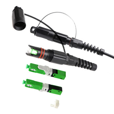 Solution FTTH étanche SC APC renforcée avec connecteur Optitap H