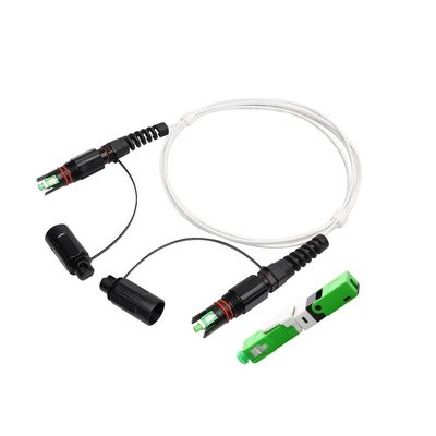Solution FTTH étanche SC APC renforcée avec connecteur Optitap H