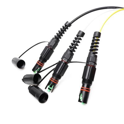 Solution FTTH étanche SC APC renforcée avec connecteur Optitap H