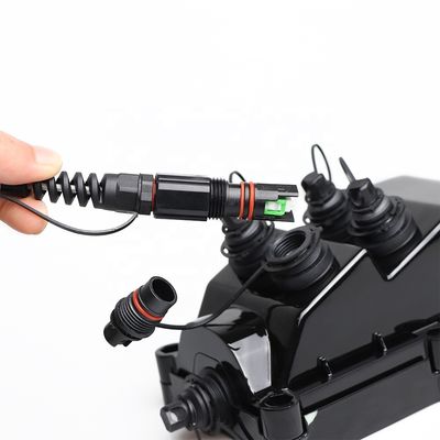 Solution FTTH étanche SC APC renforcée avec connecteur Optitap H