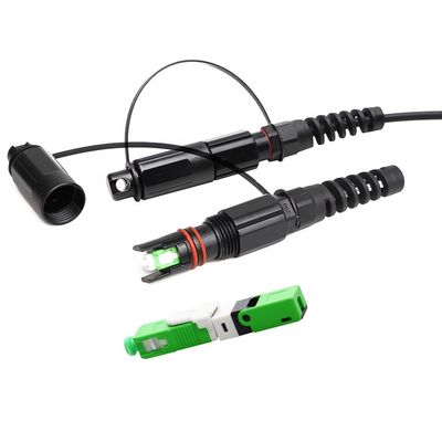 Adaptateur renforcé durable de solution de FTTH pour le connecteur rapide de Sc