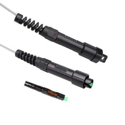 Imperméable adapté aux besoins du client de Sc Mini Optical Connector IP68 renforcé