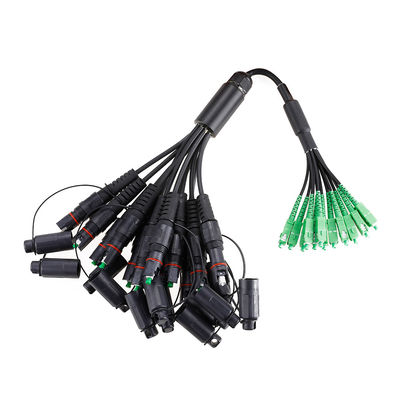 Câble d'interface imperméable d'IP68 Ftth compatible avec le connecteur d'optitap