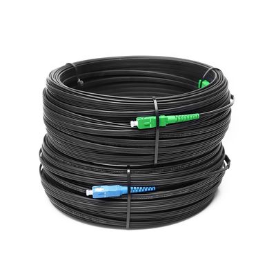 Câble d'interface de Jumper Outdoor FTTH, corde de correction optique de fibre de G657A