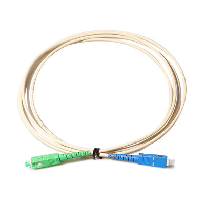 La correction de câble de fibre de Sc RPA attachent le simplex de mode unitaire de 2mm pour le système de FTTH