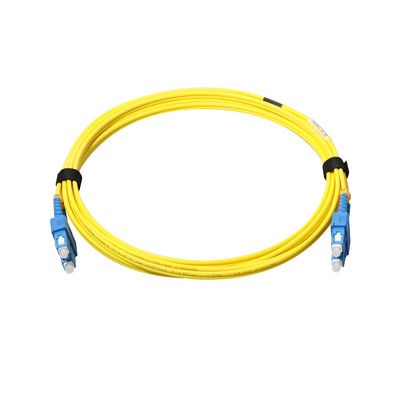 Le Sc de LC duplexent la fibre Jumper Patch Cord 1m avec ISO9001 Certifaction