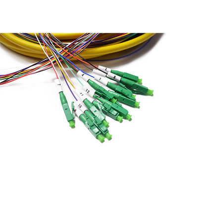 Sc LC a pré terminé le type du mode unitaire 9/125 de câble équipé de fibre
