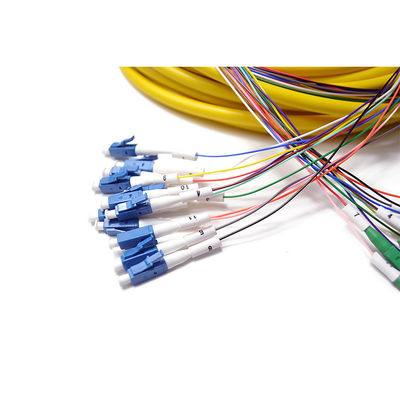 Sc LC a pré terminé le type du mode unitaire 9/125 de câble équipé de fibre