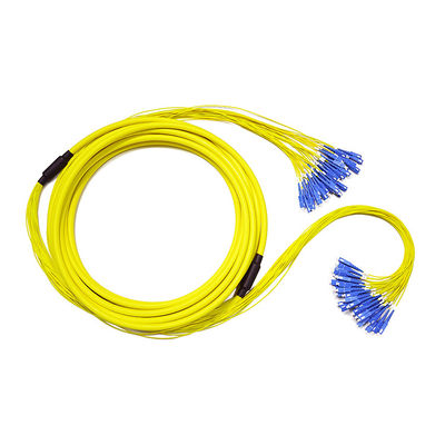 Sc LC a pré terminé le type du mode unitaire 9/125 de câble équipé de fibre