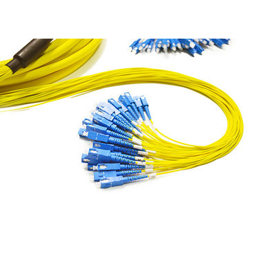 Sc LC a pré terminé le type du mode unitaire 9/125 de câble équipé de fibre