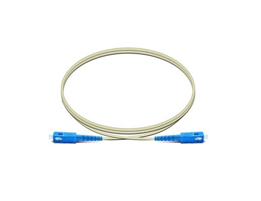 Duplex recto adapté aux besoins du client de St FC MTRJ SMA de Sc LC de corde de correction de câble de fibre