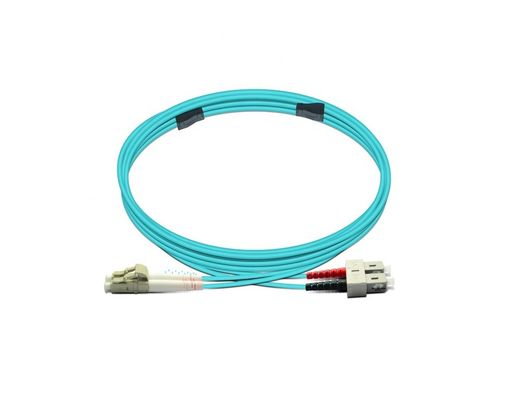 Duplex recto adapté aux besoins du client de St FC MTRJ SMA de Sc LC de corde de correction de câble de fibre