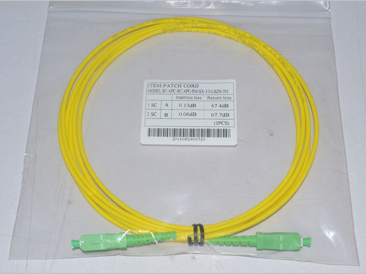 Duplex recto adapté aux besoins du client de St FC MTRJ SMA de Sc LC de corde de correction de câble de fibre