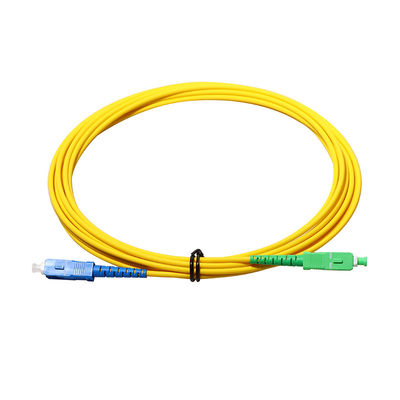 Sc optique électrique RPA de cordes de correction de fibre à Sc UPC 3 mètre