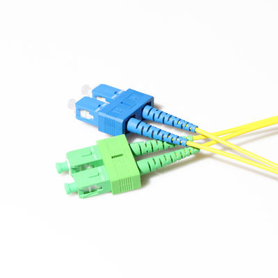 Sc optique électrique RPA de cordes de correction de fibre à Sc UPC 3 mètre
