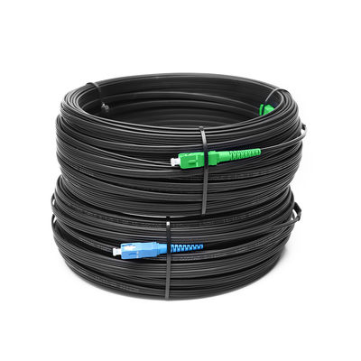 Type optique force du câble d'interface de fibre de tresse du PC RPA de Sc GJYXFCH de FRP