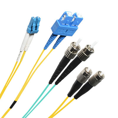 La correction de câble de fibre de FTTH attachent UPC RPA avec le connecteur de MTRJ MU DIN