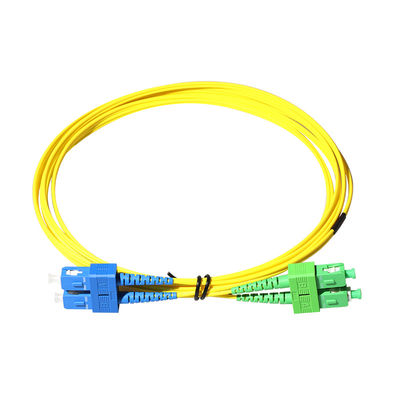 la correction optique de fibre du SM LSZH de 3.0mm câblent Sc RPA à Sc UPC avec RoHS Certfied
