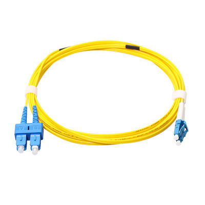 Câble équipé de fibre de G652D, corde de correction optique de fibre du SM UPC RPA pour le réseau de CATV