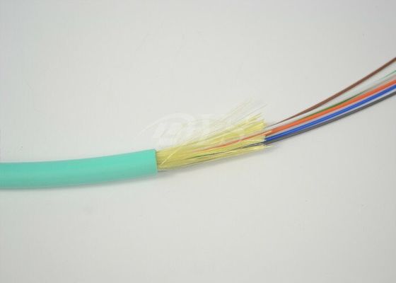 Câble optique d'intérieur de fibre de 12 noyaux de FTTH OM3/câble de distribution de fibre optique