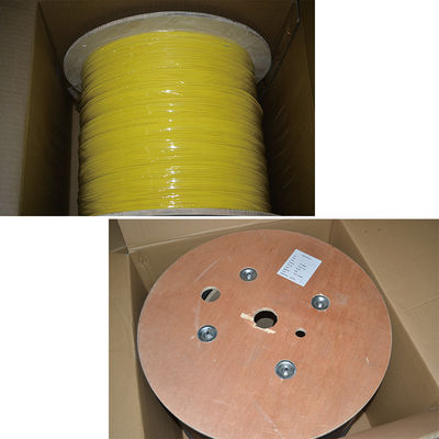 Câble optique d'intérieur GJFJV de fibre de simplex à un noyau de la fibre 3mm de SM de G652D