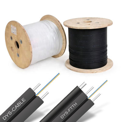 La vente en gros 1/2/4/8 d'usine creuse le prix de câble optique de fibre de 1km FTTH