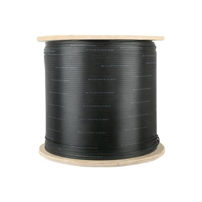 1 2 4 câbles d'interface plats d'intérieur de fibre de noyau/extérieurs optiques de FTTH