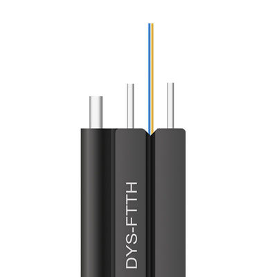 GJXH GJXCH 1,2,4,6,8,12 creuse câble d'interface d'intérieur de FTTH/extérieur plat de câble optique de fibre