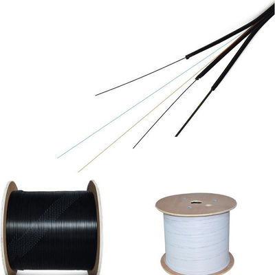 Baisse en acier extérieure autosuffisante Fibra Optica 1 2 de Wire FRP FTTH de messager câble optique de fibre de 4 noyaux