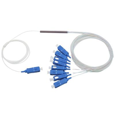 Diviseur optique 1x8 de PLC de fibre de 1 mètre mini avec le connecteur de Sc UPC