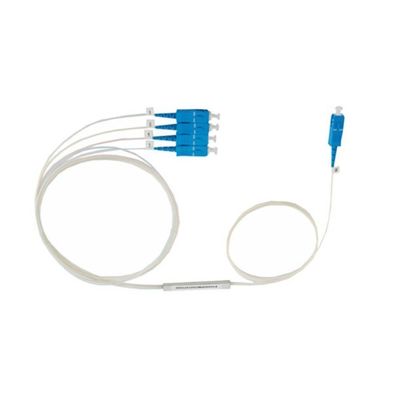 1×4 diviseur optique de fibre de Sc RPA, diviseur de manière de PLC 4 de Mini Type pour TV par câble