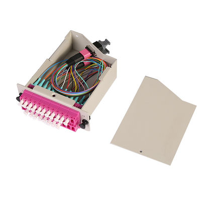 Noyau à haute densité du tableau de connexions de la cassette MPO 24 pour le bâti de support 1U