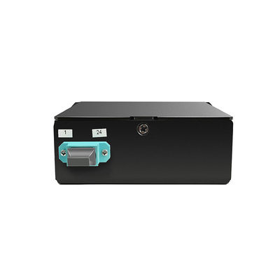 144 creuse 19&quot; tableau de connexions de la fibre MPO de 1U MTP avec des cassettes de 4pcs OM3 MTP-LC