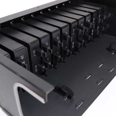 Tableau de connexions optique de la fibre MPO HD 1U 2U 4U avec 72 le port du port 48 du port 64