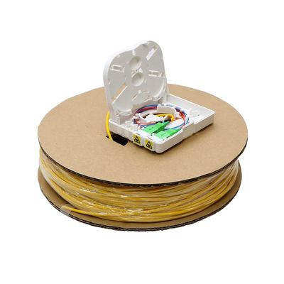 2 type gauche de Mini Fiber Optic Terminal Box 86 fixé au mur pour d'intérieur