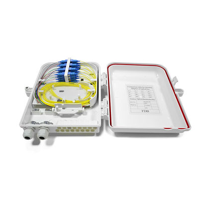 La boîte de distribution de noyau de FTTH 16, la boîte d'épissurage optique en plastique de fibre IP66 imperméabilisent