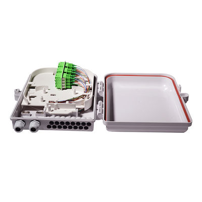 La boîte de distribution de noyau de FTTH 16, la boîte d'épissurage optique en plastique de fibre IP66 imperméabilisent