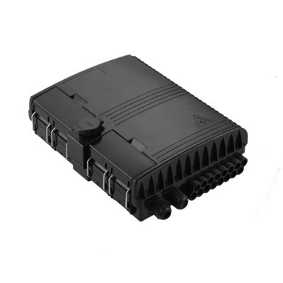 Coffret d'extrémité optique de la fibre IP65, couleur de noir de boîte de câble d'interface de FTTH