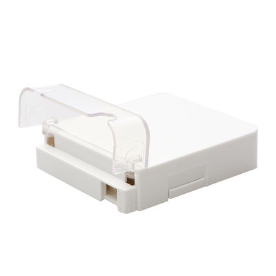 Type optique gauche de Sc de coffret d'extrémité de fibre de FTTH 1 mini pour le panneau de prise murale