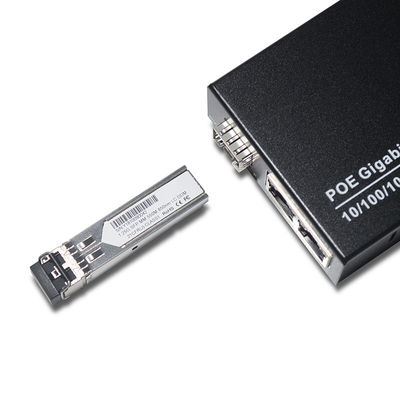 Convertisseur 20km de médias d'Ethernet de fibre de SFP LC pour le réseau de FTTH FTTB FTTX