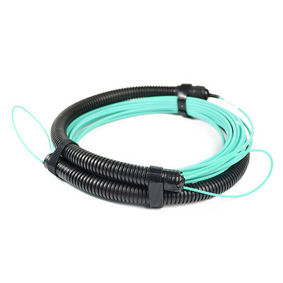 24 câbles équipés de fibre de noyau, MPO au câble d'évasion de LC pour FTTH
